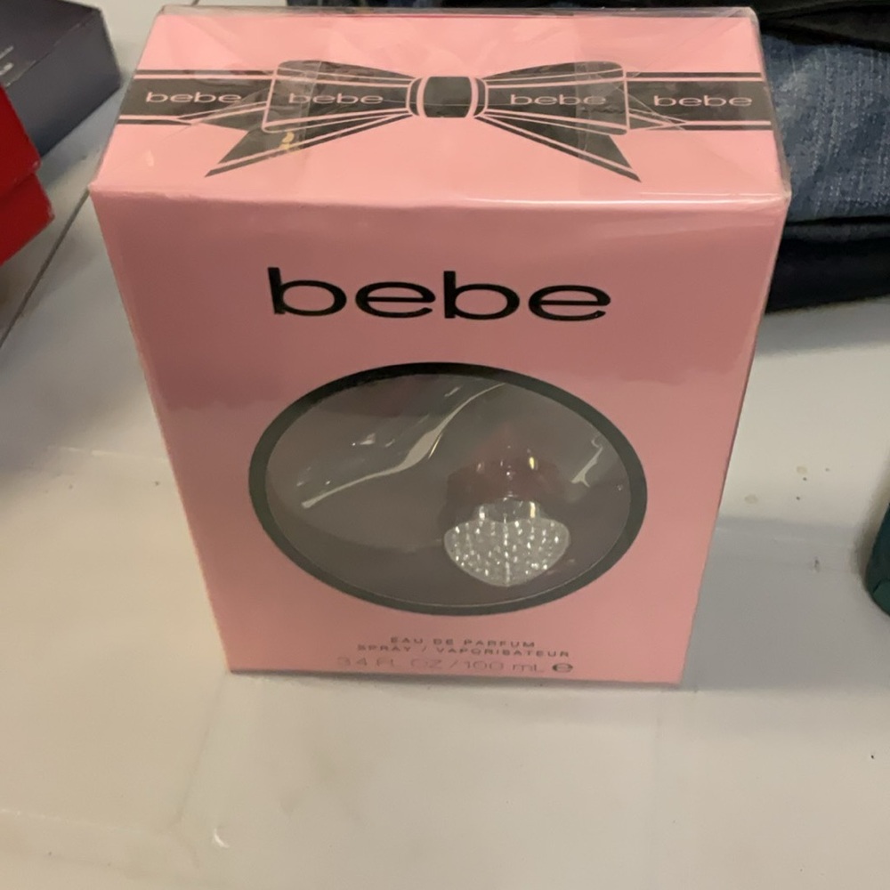 Bebe Pink Perfume with Heart Accent